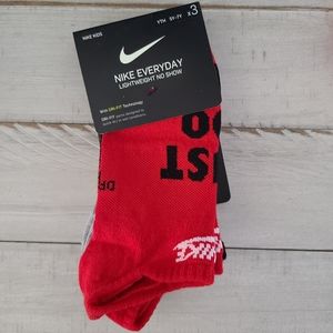 Nike youth everyday lightweight no show socks Size 5Y-7Y